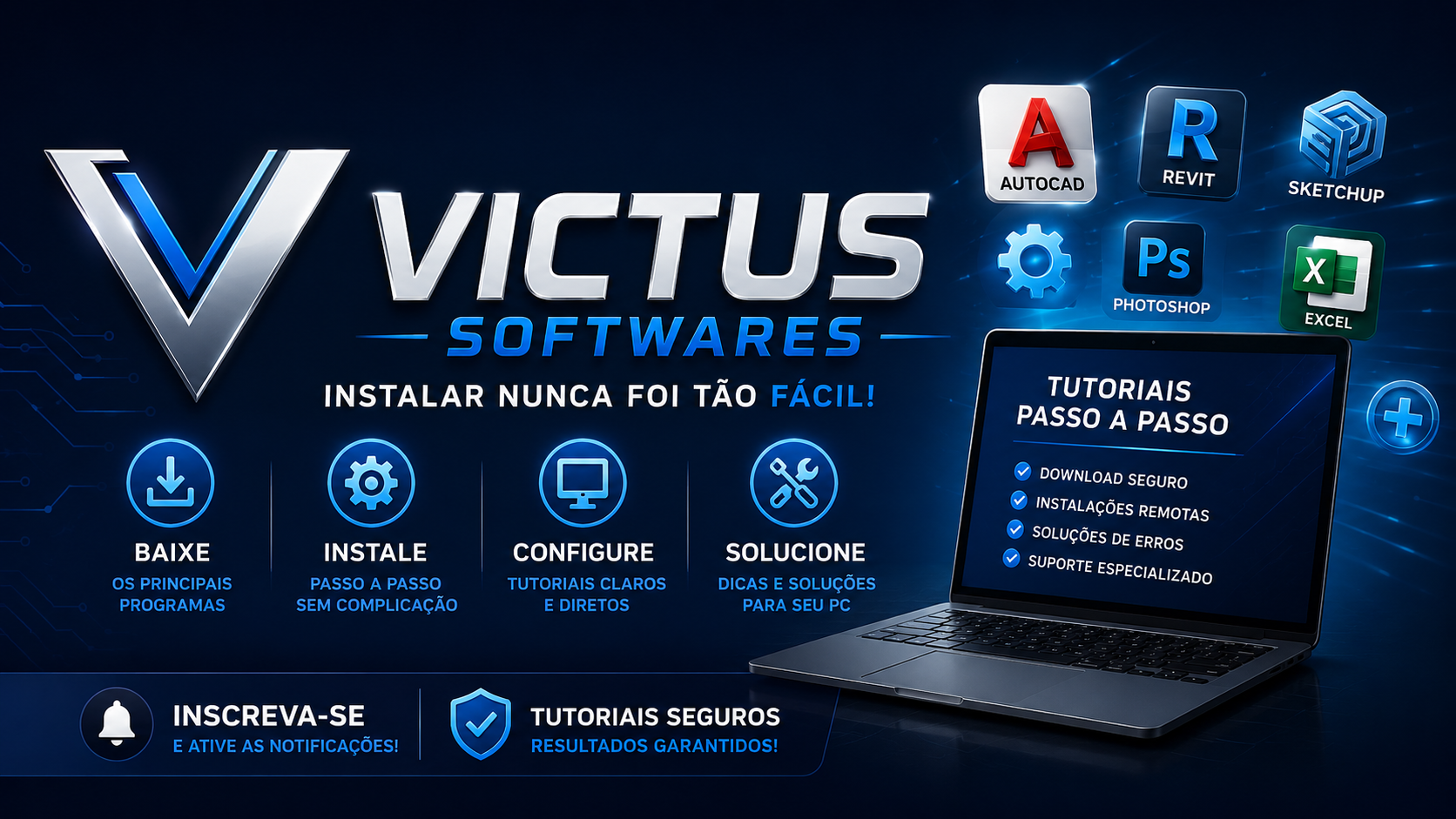 Victus Softwares — Instalar nunca foi tão fácil